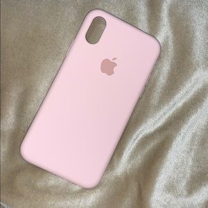Baby pink Apple iPhone X/xs case